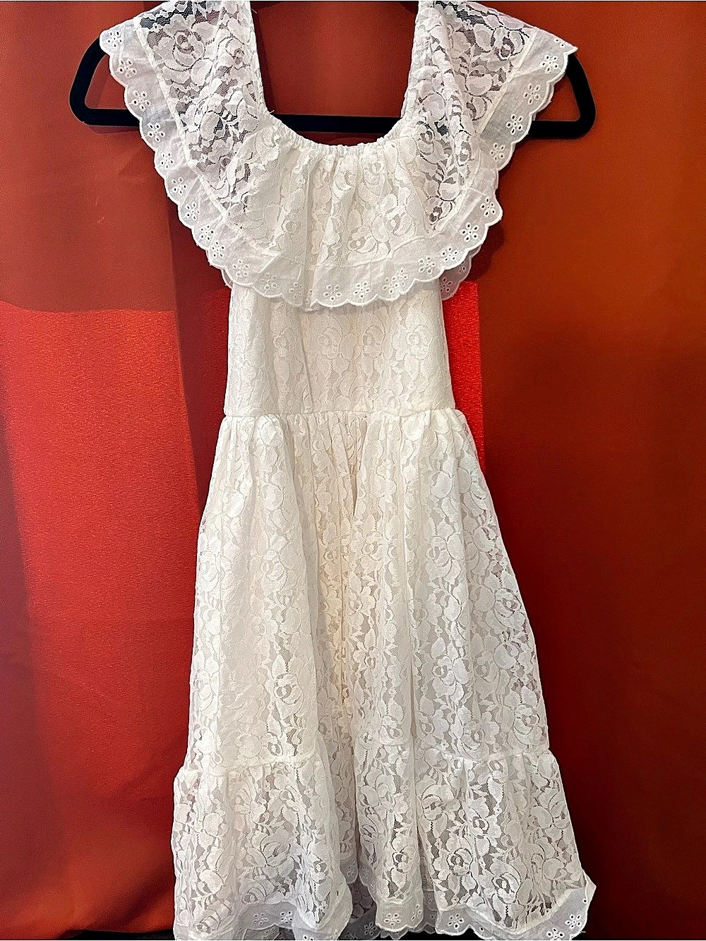 White Lace Maxi Dress